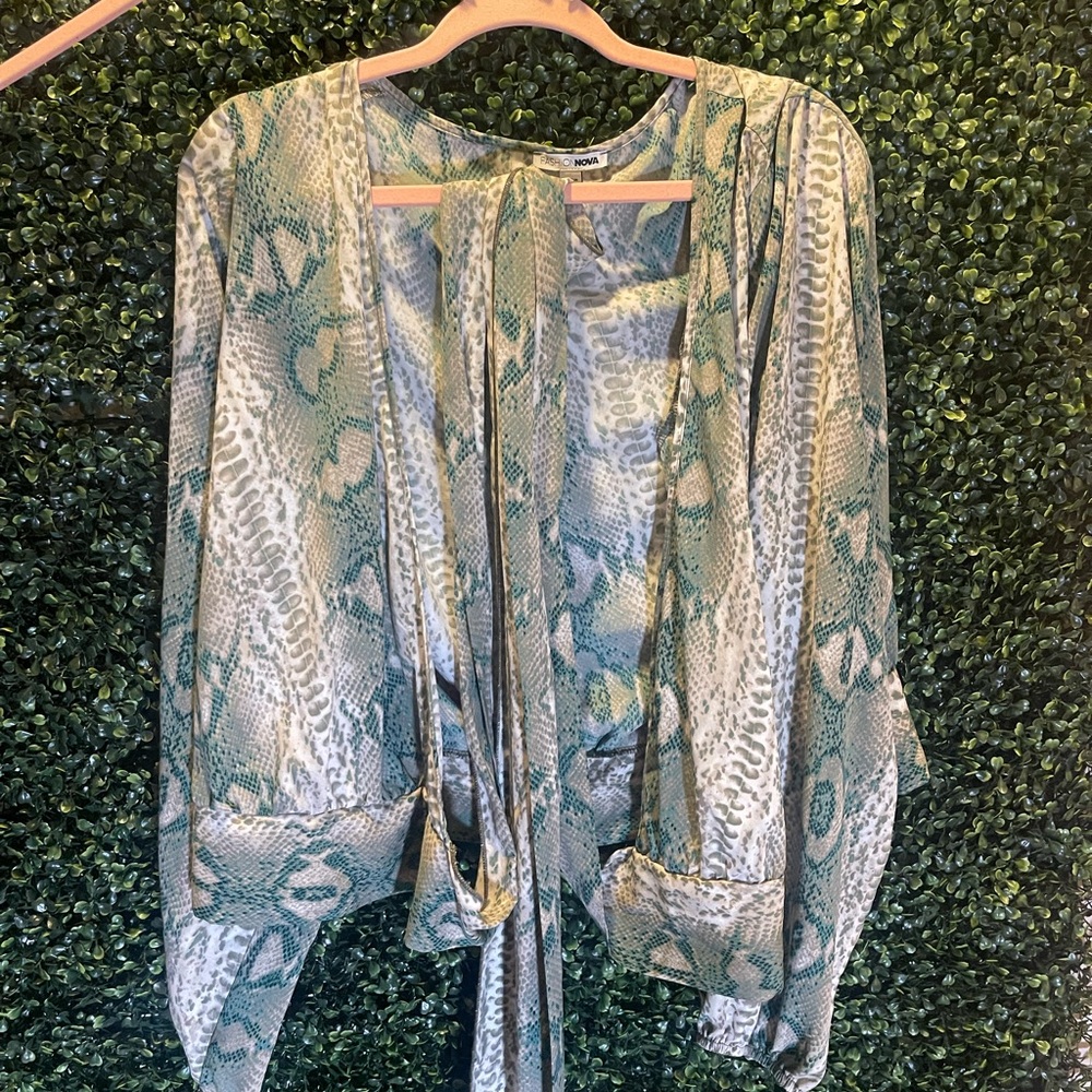Wrap V-Neck Shirt